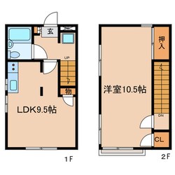 メゾンドール２の物件間取画像